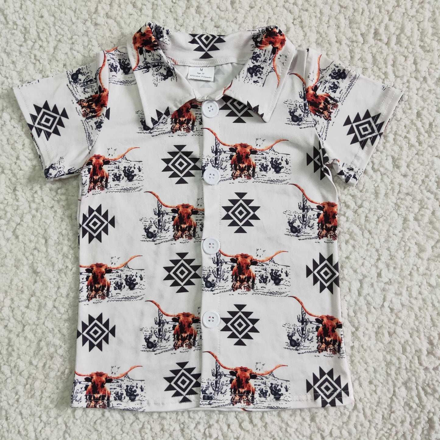 Aztec Boy Button up