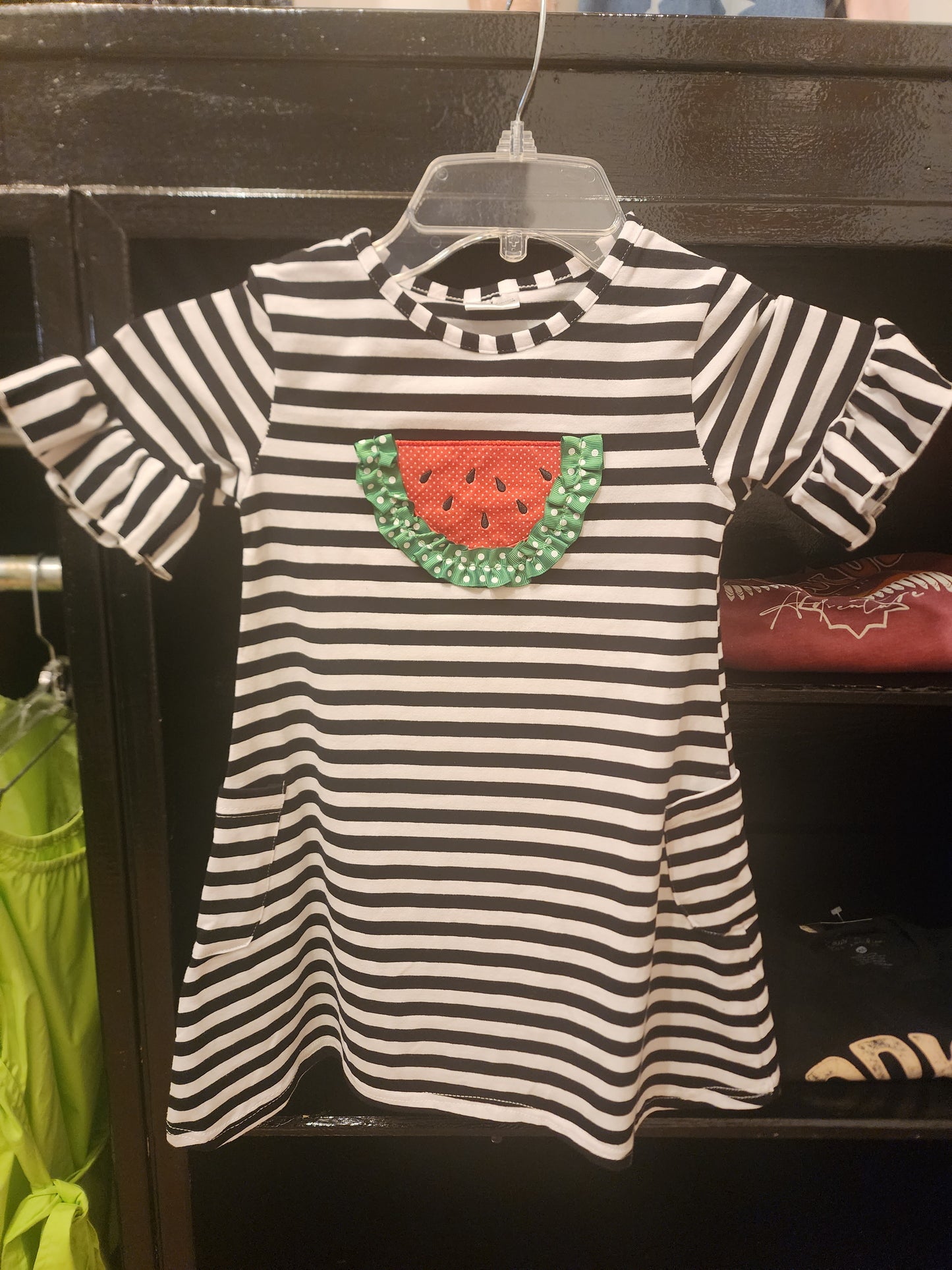 Watermelon Ruffle Sleeve