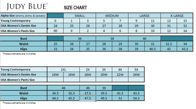 JUDY BLUE HI-RISE 2" HEM FLARES