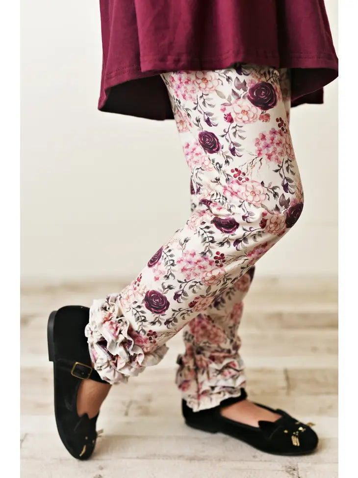 Floral Long Sleeve Pants Set