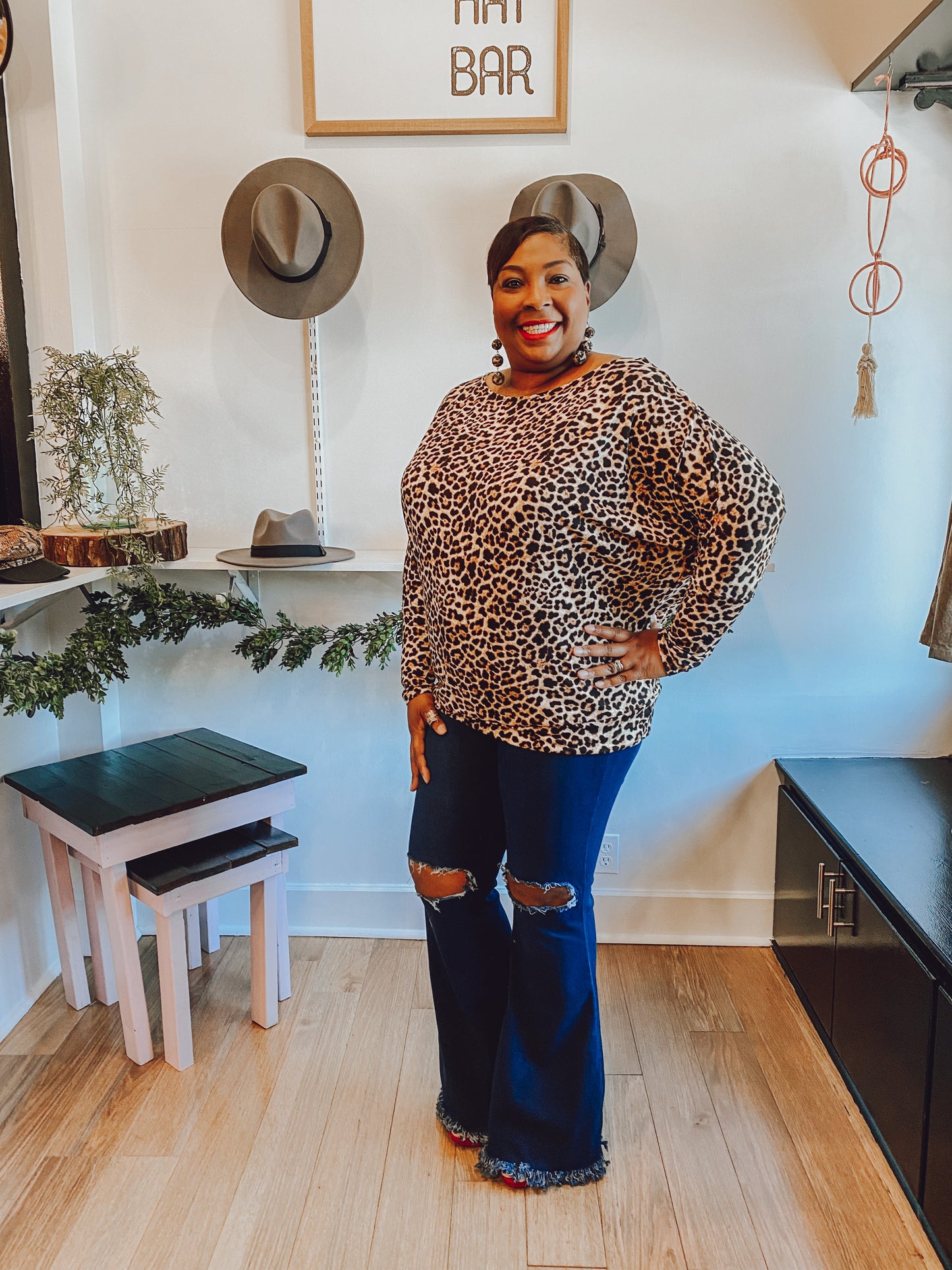 Blessed Leopard Blouse