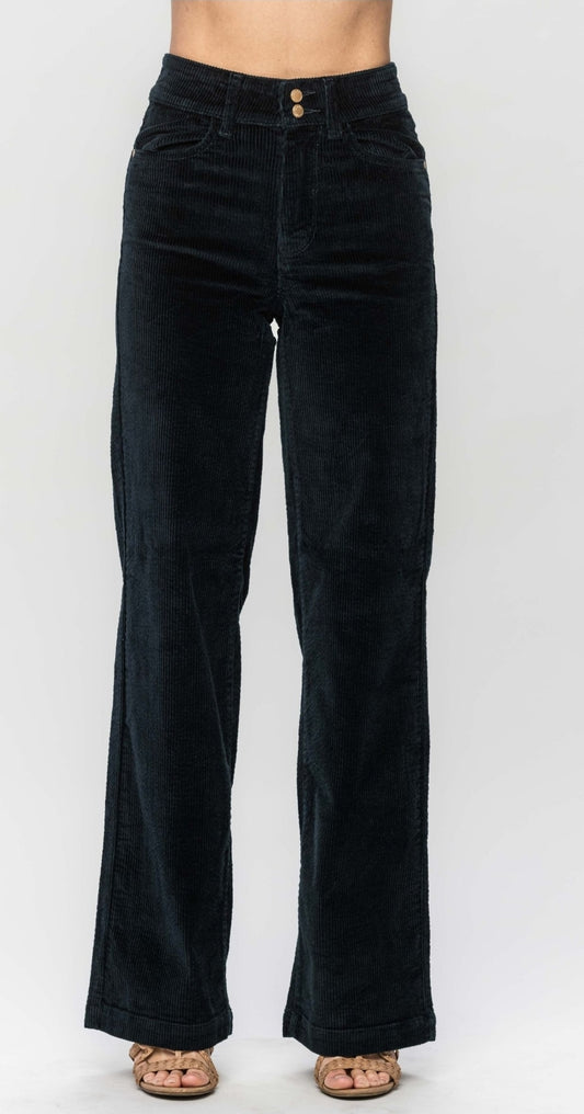 Judy Blue Corduroy Wide Leg Trouser