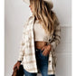 Heather Loose Fit Plaid Shirt Jacket